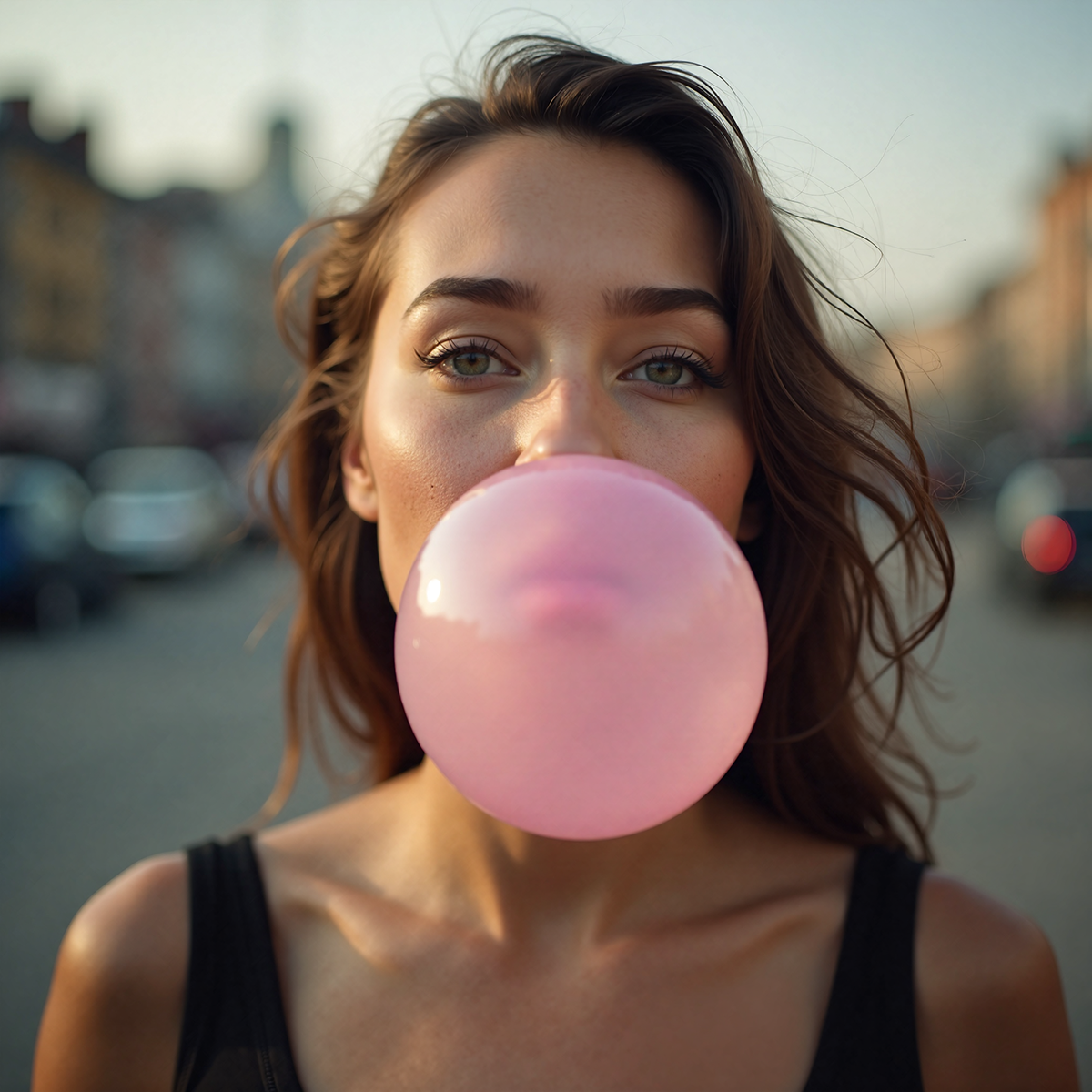 240812172107_Portrait_photo_of_a_woman_blowing_a_giant_bubblegum_bubble__00007_